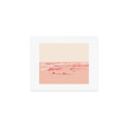 Sunset Tiny Surfers in Lima Art Print Gallery Image 1