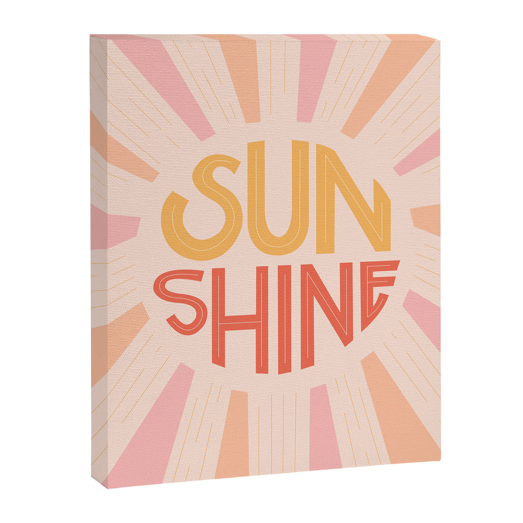 Sunshine Hand Lettering Canvas Print Gallery Image 6