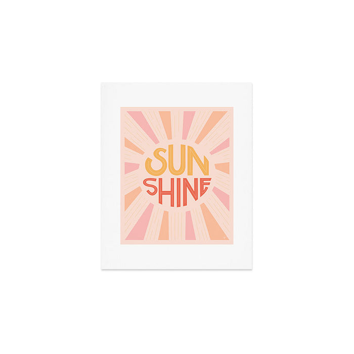 Sunshine Hand Lettering Art Print Gallery Image 1