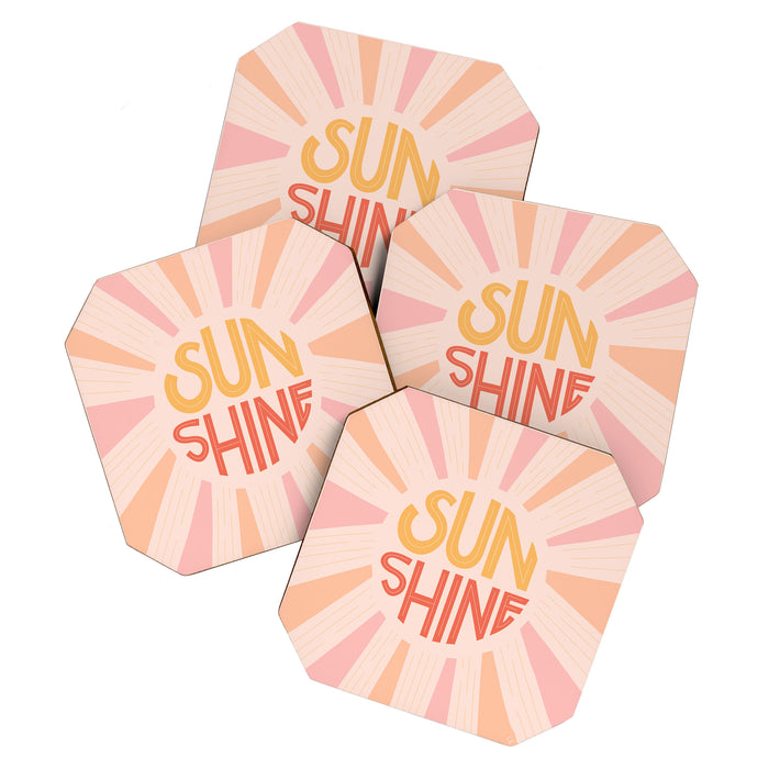 Sunshine Hand Lettering Coaster Gallery Image 1