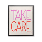 Take Care Framed Canvas Print Gallery Image 6