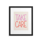 Take Care Framed Art Print Gallery Image 5