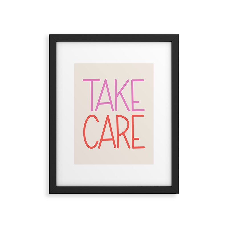 Take Care Framed Art Print Gallery Image 5