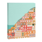 View over the Amalfi Coast, Positano, Italy Canvas Print Gallery Image 6