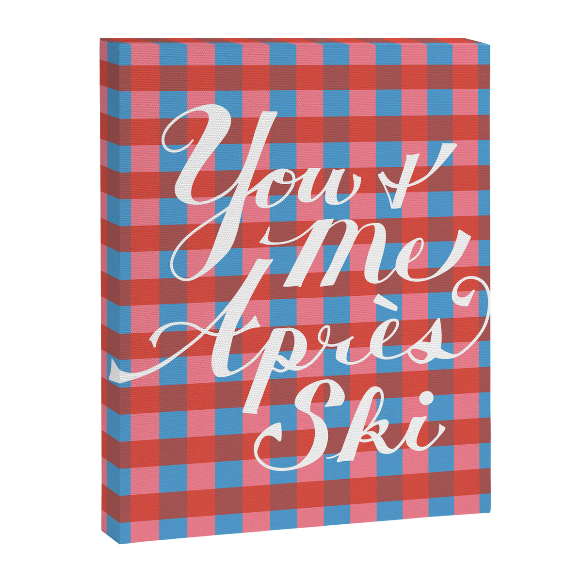 You and Me Apres Ski in Plaid Canvas Print Gallery Image 6