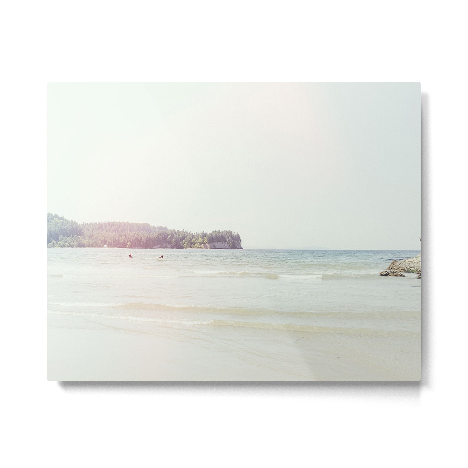 Quiet Beach Inlet Metal Print Gallery Image 4
