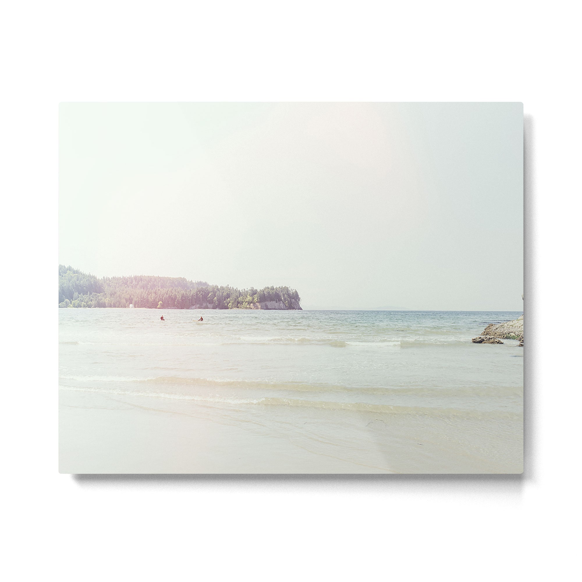 Quiet Beach Inlet Metal Print Gallery Image 4