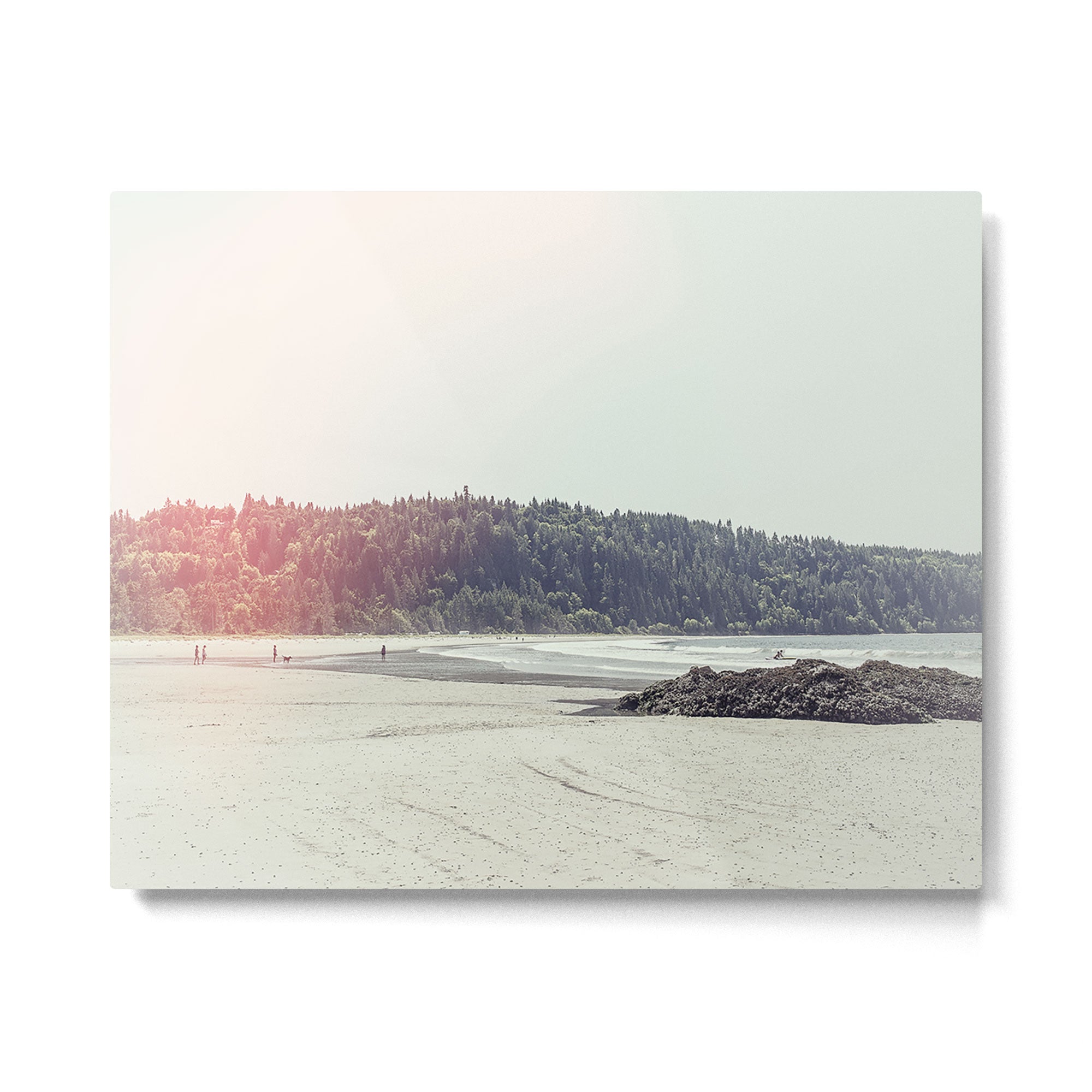 Sunny Beach Coast Metal Print Gallery Image 4