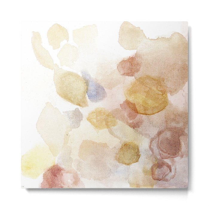 Bloom No. 5 Abstract watercolor floral Metal Print Gallery Image 1