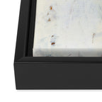 Highlandia 1 - all white abstract painting Framed Canvas Print Gallery Image 3