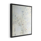 Highlandia 1 - all white abstract painting Framed Canvas Print Gallery Image 2