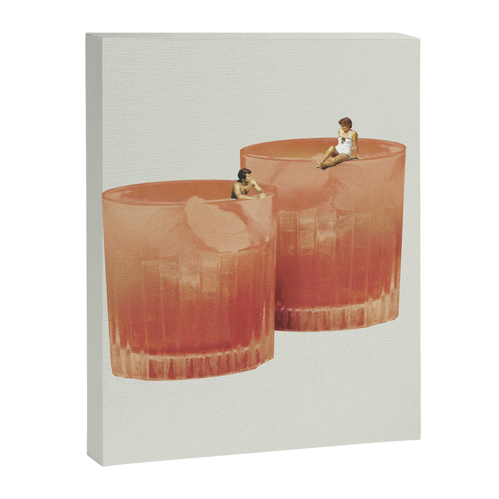 Holiday in a glass 3 Canvas Print Gallery Image 1