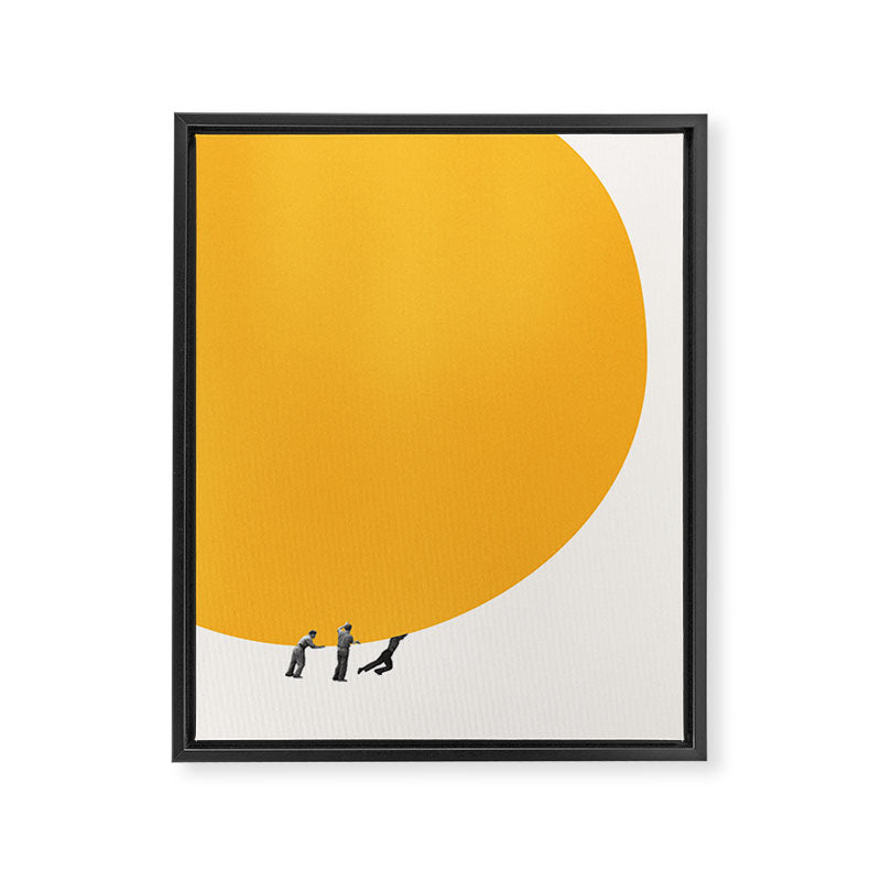 We can move the sun together Framed Canvas Print Gallery Image 3