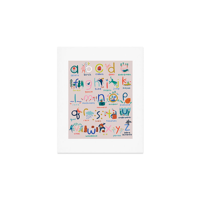 A Naturalist's Alphabet Art Print Gallery Image 1