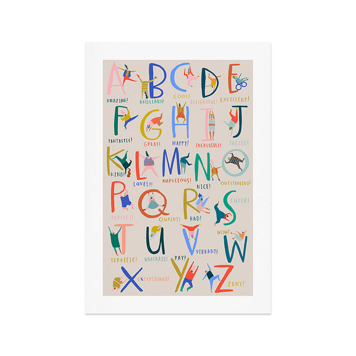 Feel Good ABCs Art Print Gallery Image 1