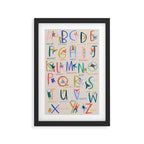 Feel Good ABCs Framed Art Print Gallery Image 2