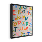 Fun Things Alphabet Framed Canvas Print Gallery Image 2