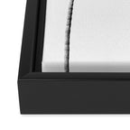 Black + White Palm Trees Framed Canvas Print Gallery Image 3