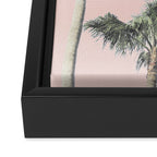 Blush Palms Framed Canvas Print Gallery Image 3