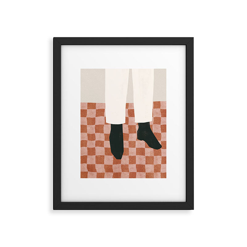 boots 'n checks Framed Art Print Gallery Image 6