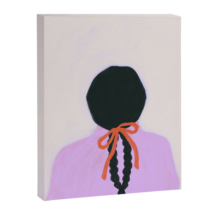 braids & a bow Canvas Print Gallery Image 1