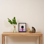 braids & a bow Framed Canvas Print Gallery Image 4