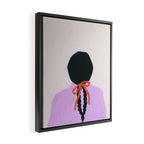 braids & a bow Framed Canvas Print Gallery Image 2