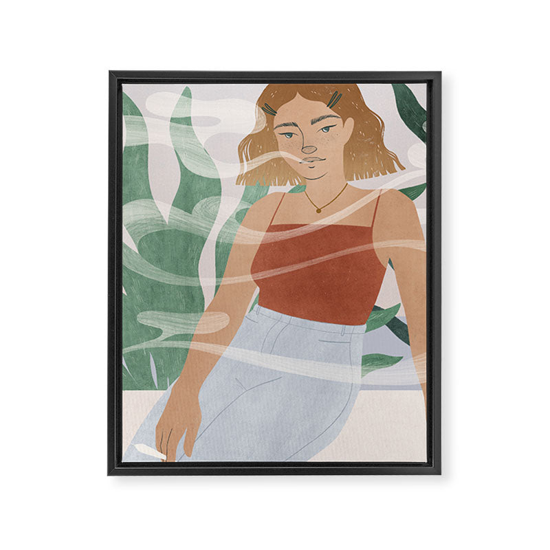 cali summer Framed Canvas Print Gallery Image 8