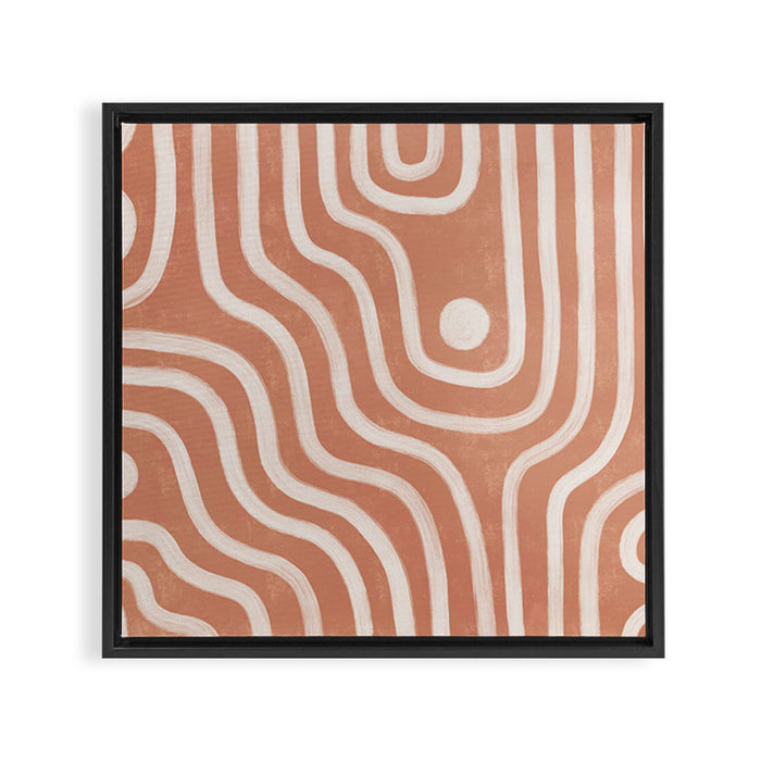 canyon flow Framed Canvas Print Gallery Image 1