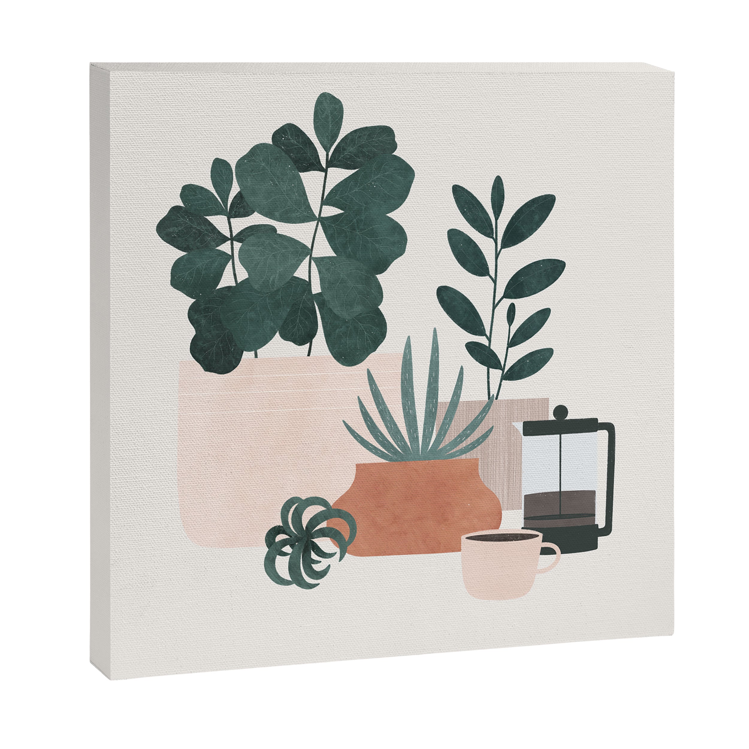 Coffee & Plants x The Sill Canvas Print Gallery Image 3