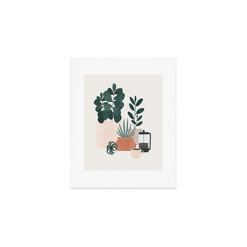 Coffee & Plants x The Sill Art Print Gallery Image 1