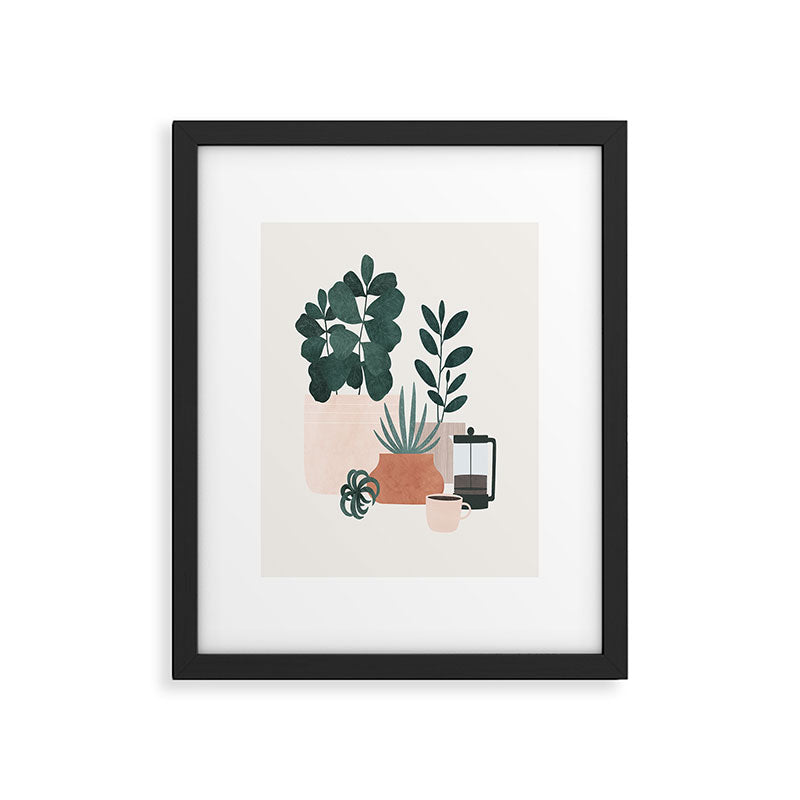 Coffee & Plants x The Sill Framed Art Print Gallery Image 4