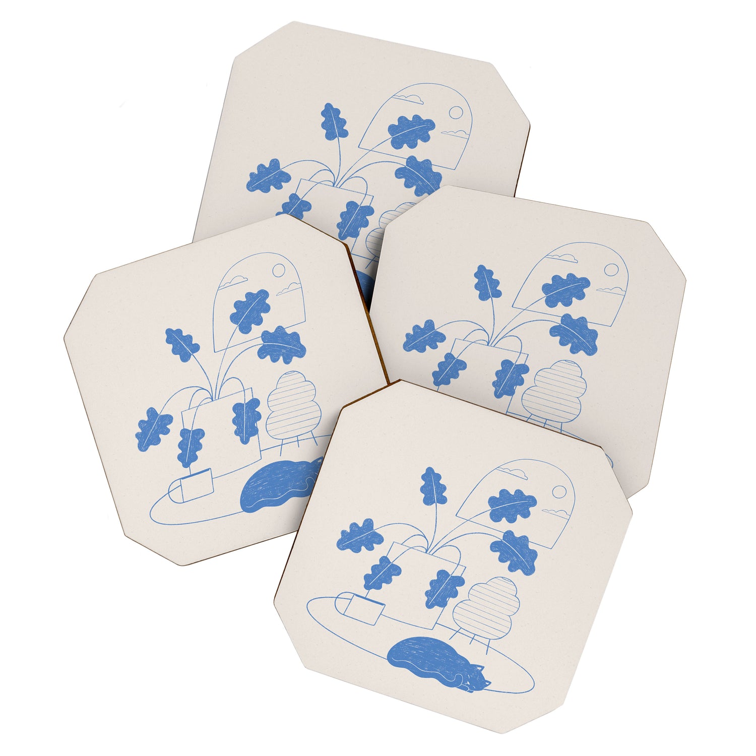 cozy nap Coaster Gallery Image 1