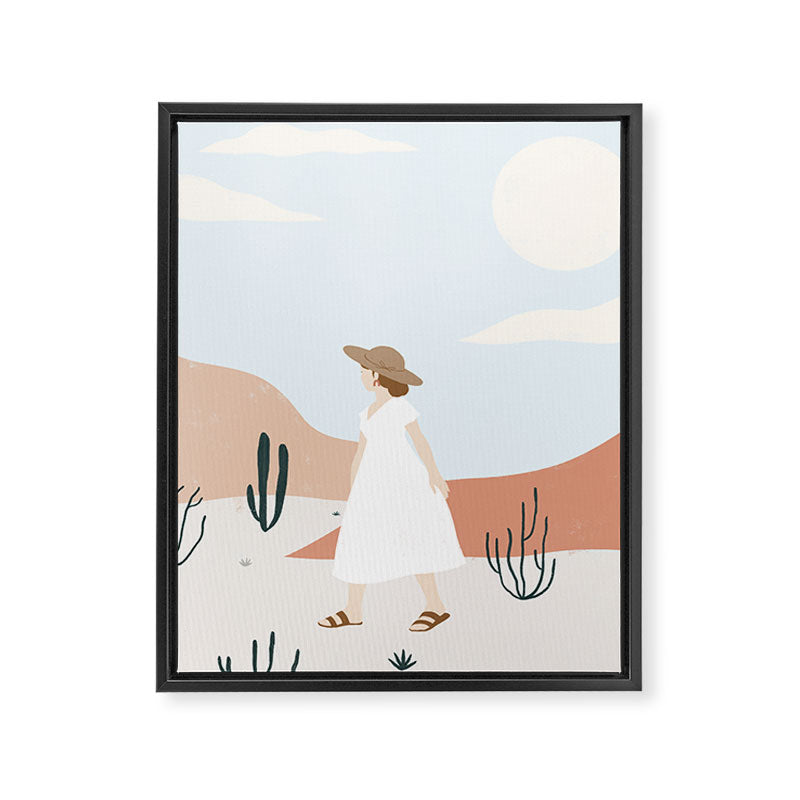 desert wandering Framed Canvas Print Gallery Image 8