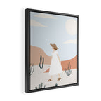 desert wandering Framed Canvas Print Gallery Image 2