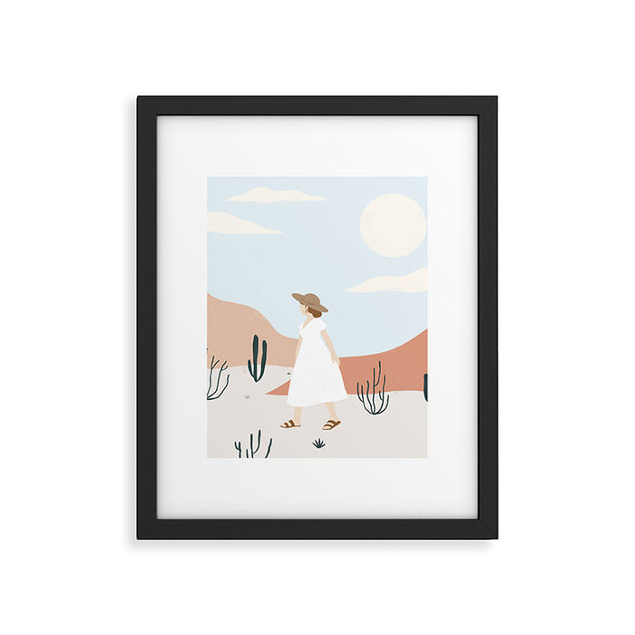 desert wandering Framed Art Print Gallery Image 1