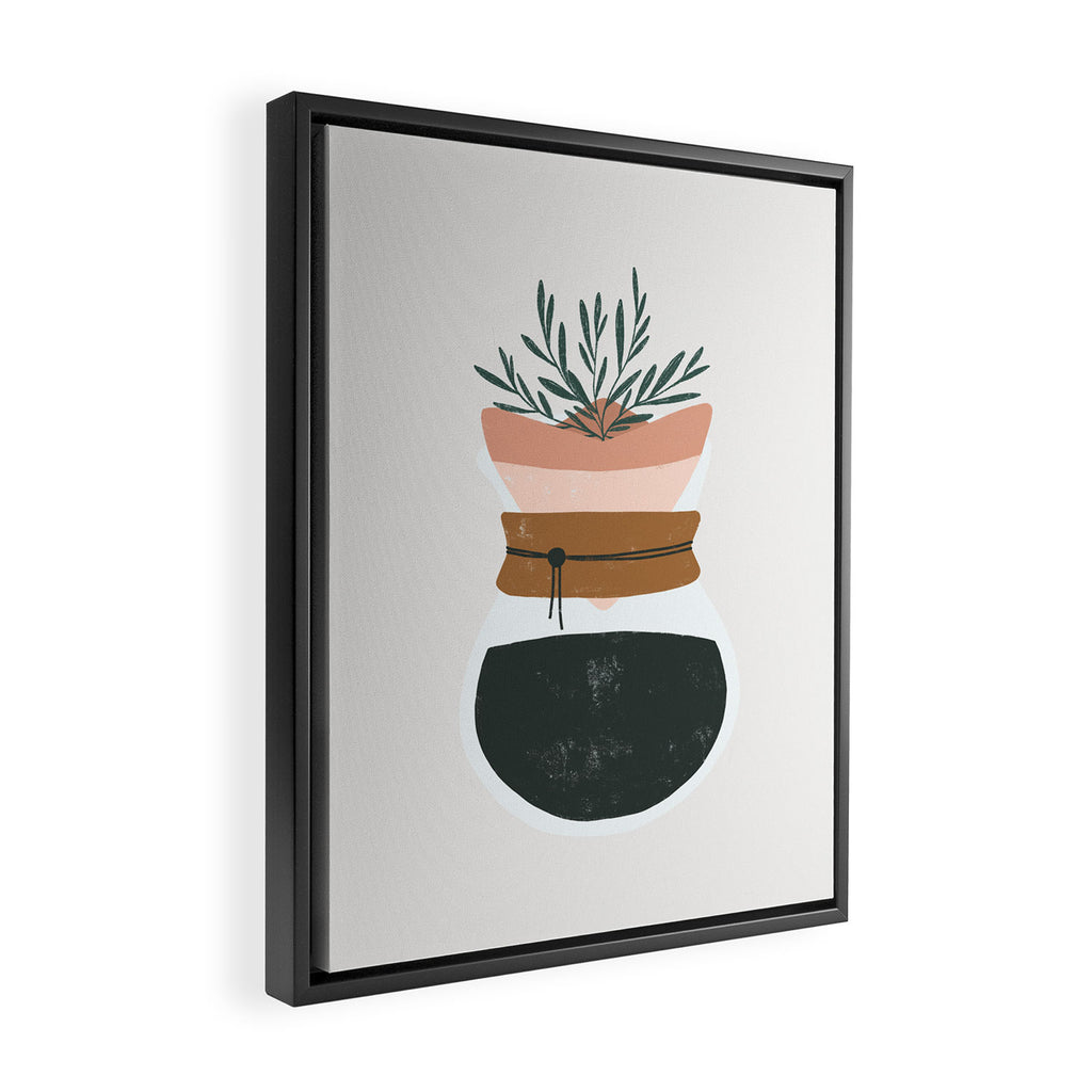 good coffee good life Framed Canvas Print Gallery Image 2