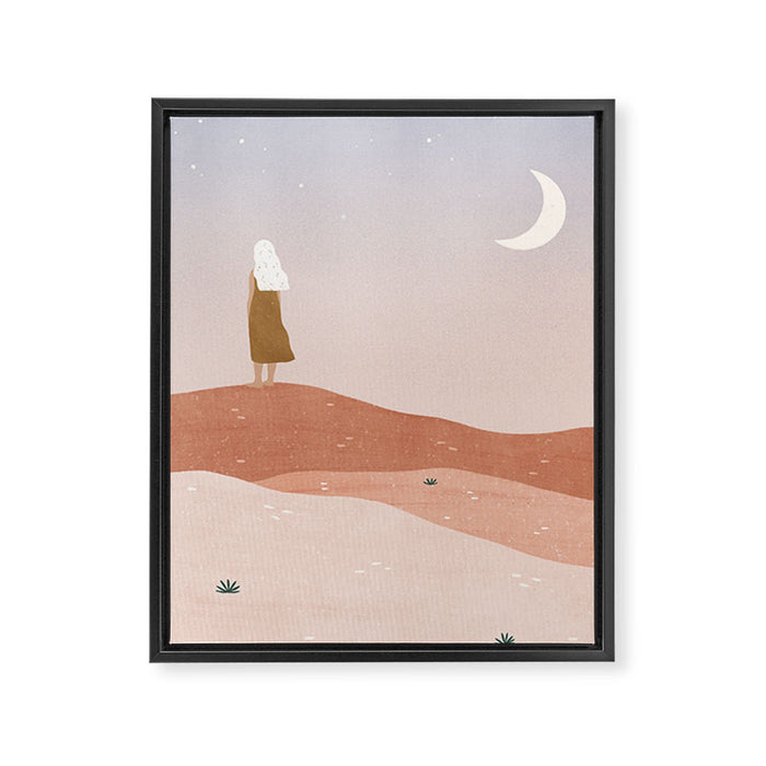 greet the dusk Framed Canvas Print Gallery Image 1
