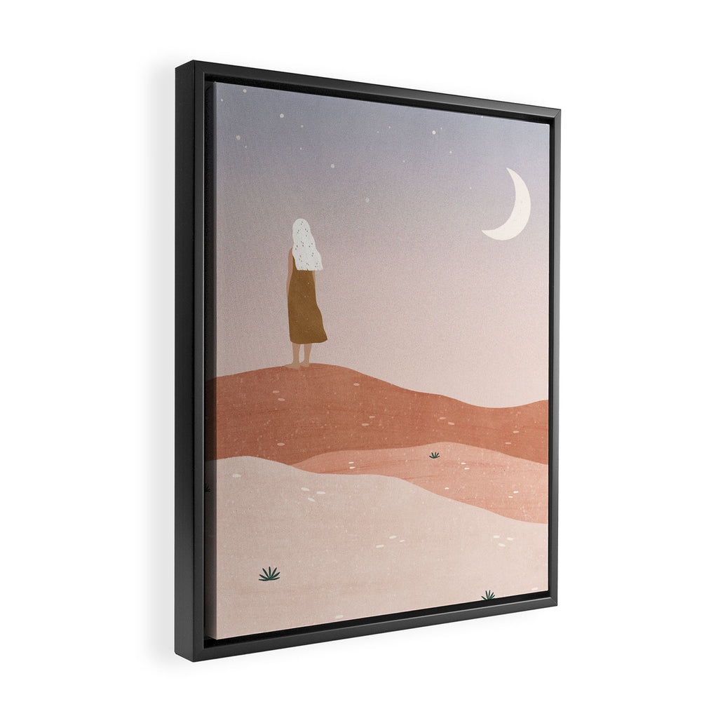 greet the dusk Framed Canvas Print Gallery Image 2