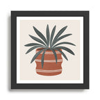 happy houseplant Framed Art Print Gallery Image 1