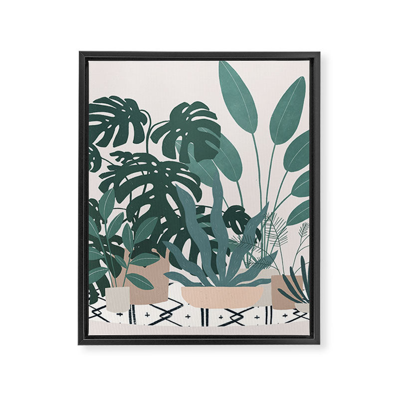houseplant gang Framed Canvas Print Gallery Image 8