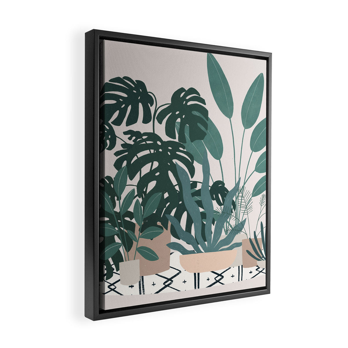 houseplant gang Framed Canvas Print Gallery Image 2