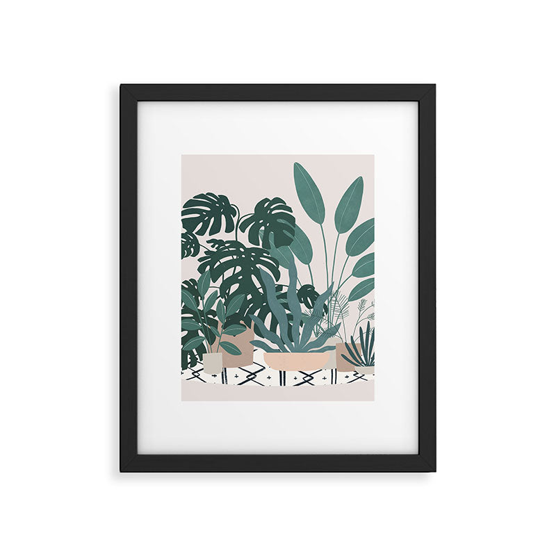 houseplant gang Framed Art Print Gallery Image 6