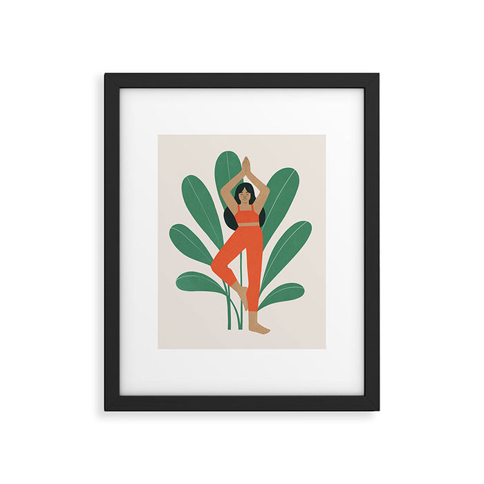 I am balanced Framed Art Print Gallery Image 1
