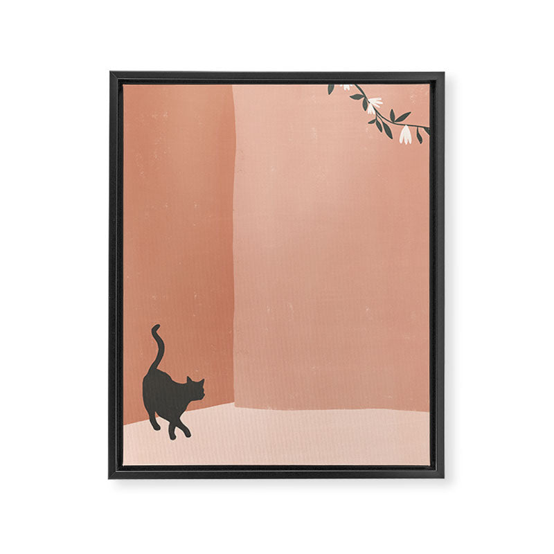 little visitor Framed Canvas Print Gallery Image 8