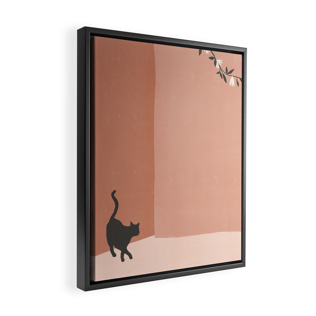 little visitor Framed Canvas Print Gallery Image 2