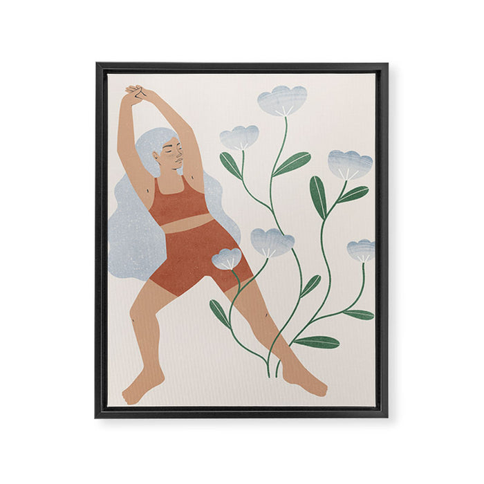 move + grow Framed Canvas Print Gallery Image 1