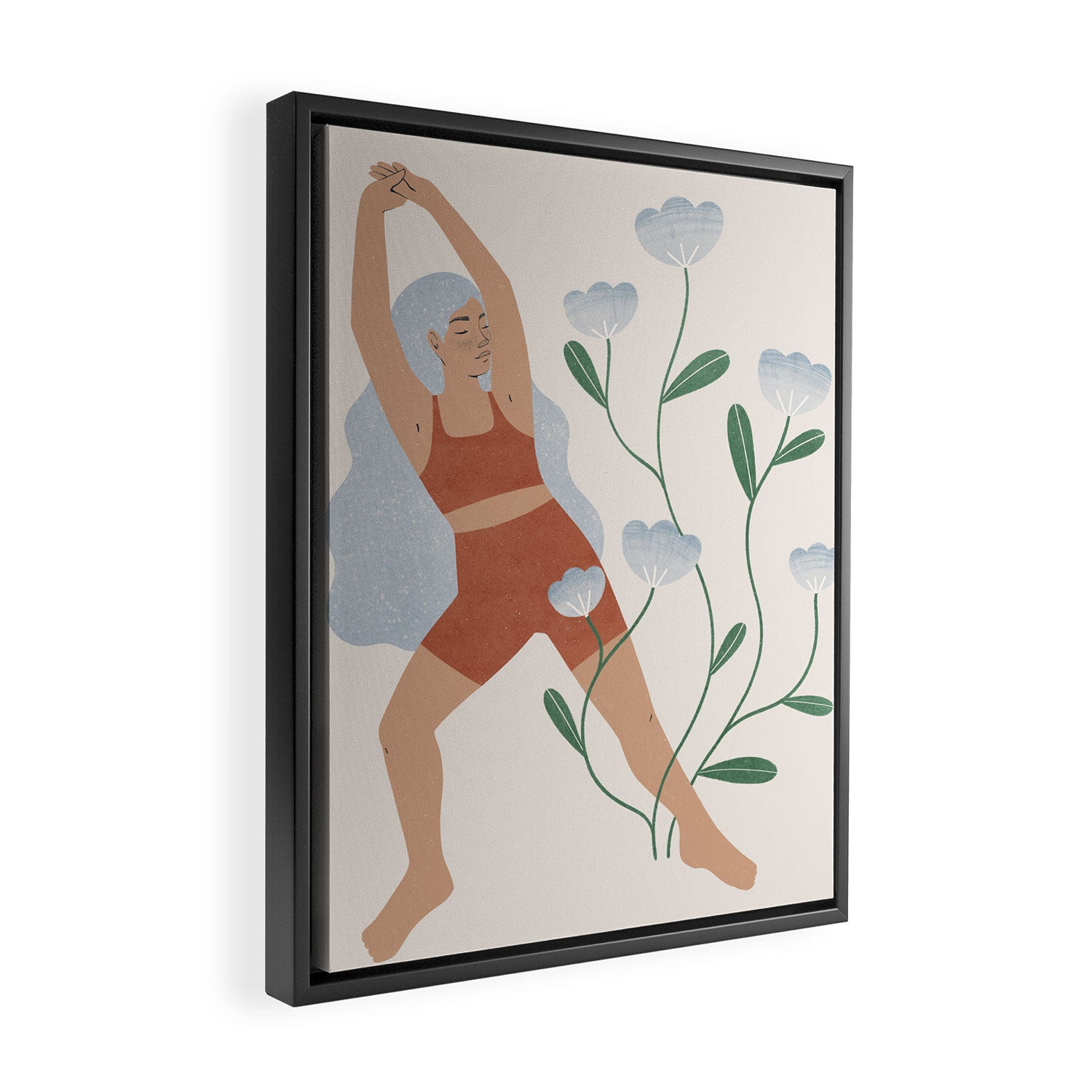 move + grow Framed Canvas Print Gallery Image 2