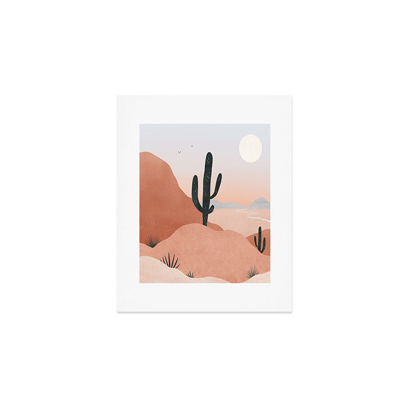 saguaro sunset Art Print Gallery Image 1