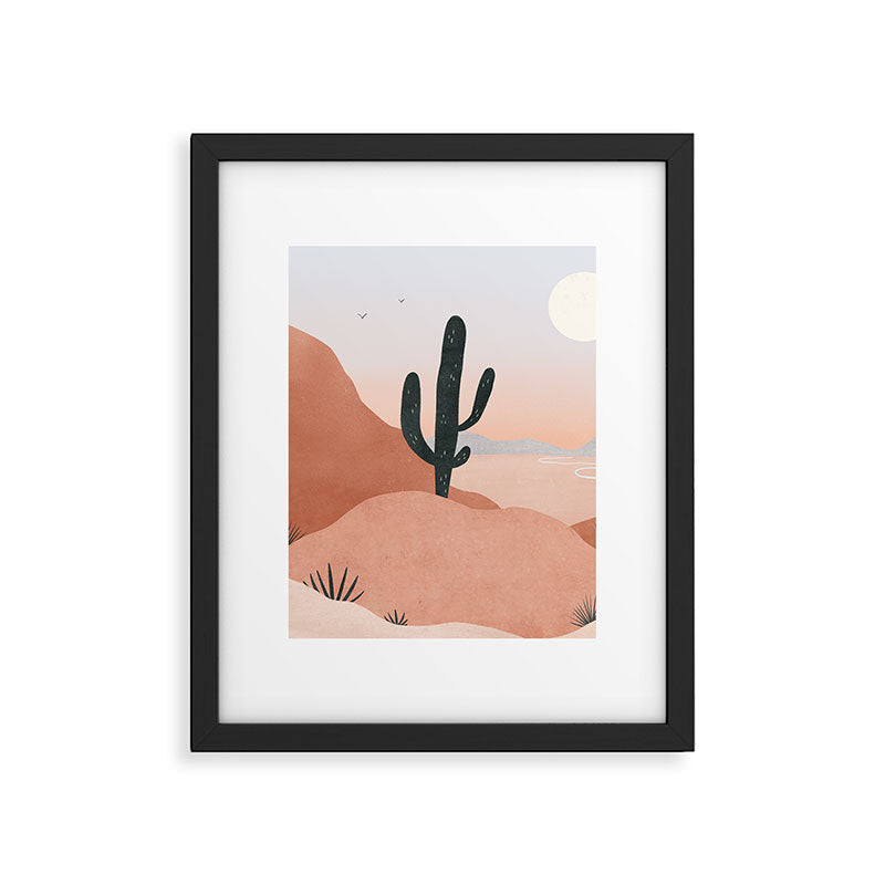 saguaro sunset Framed Art Print Gallery Image 6